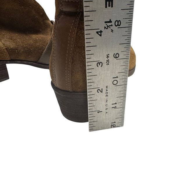 UGG Wright Boots Women’s 6.5 Belted Brown Suede Ankle Chukka Booties Leather - Picture 14 of 14